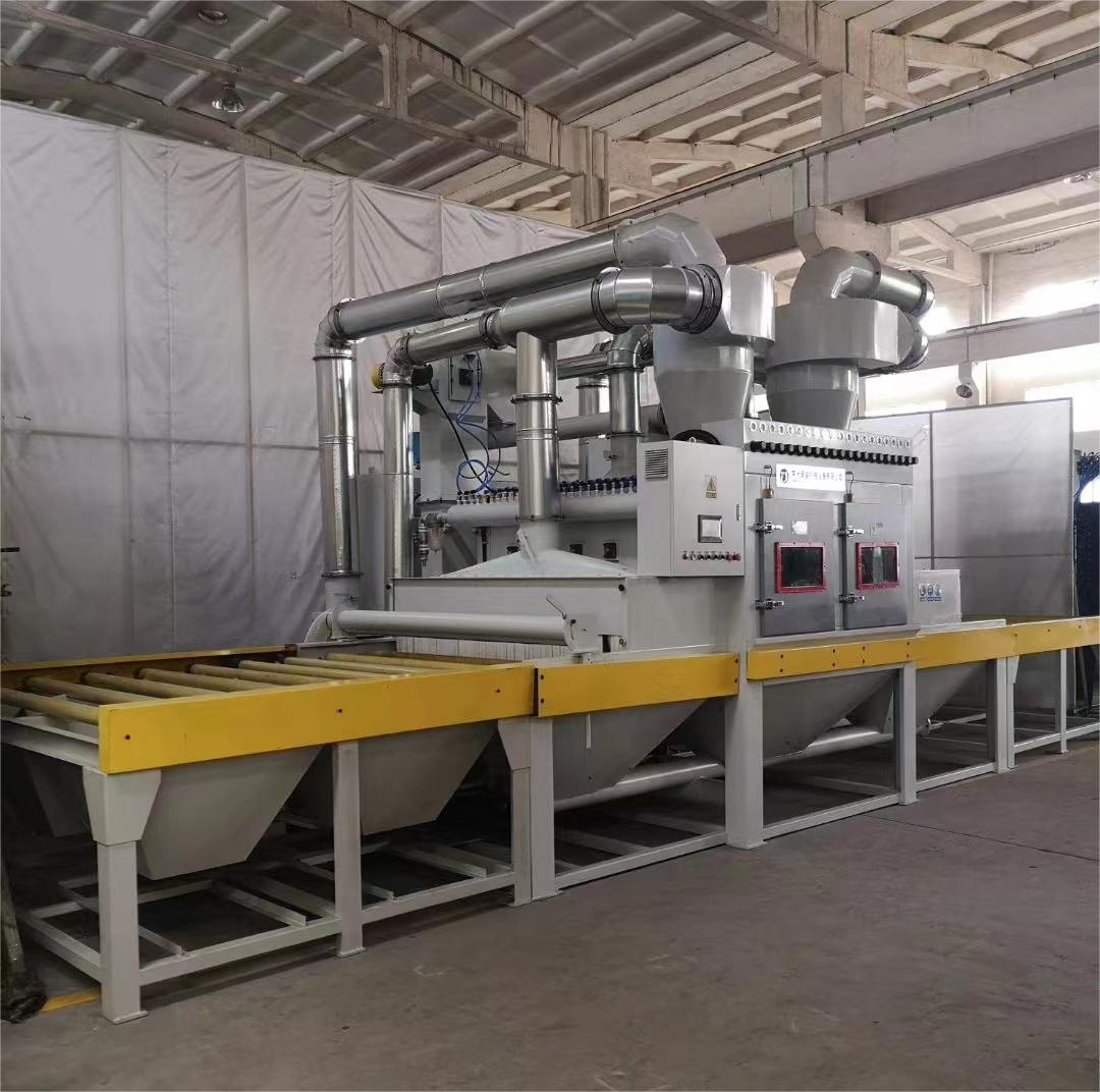 北屯抛丸机跑砂是什么原因